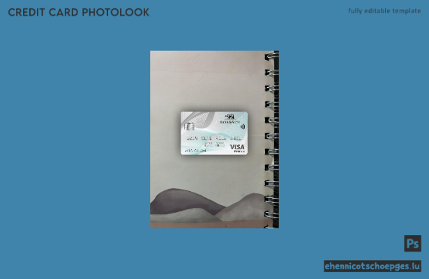 USA Bank of the West Visa Platinum Card – Beispielansicht